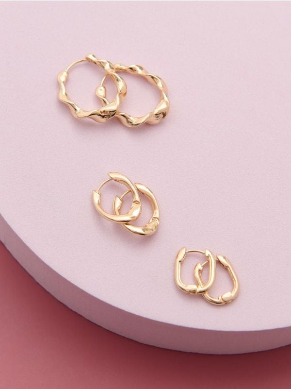 Sinsay Sinsay - Komplet od 3 para naušnica