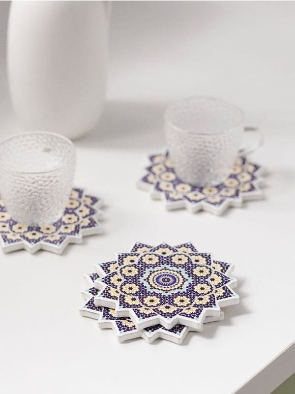 Sinsay Sinsay - Komplet od 4 podmetača za čaše