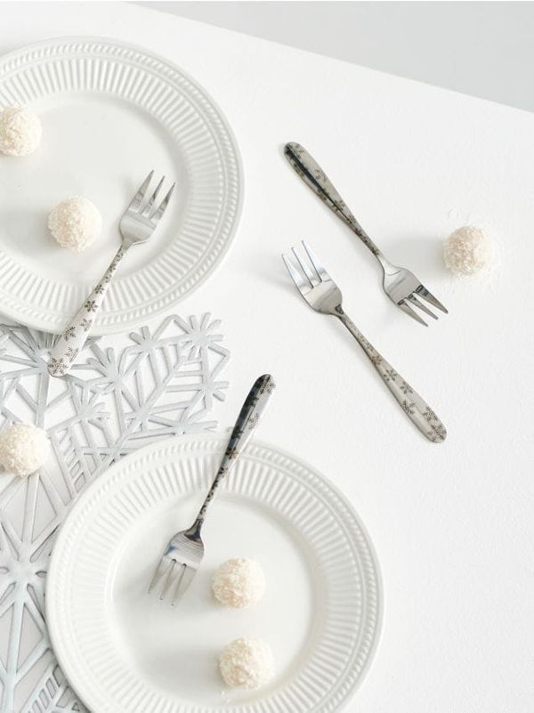 Sinsay Sinsay - Komplet od 4 vilice za desert