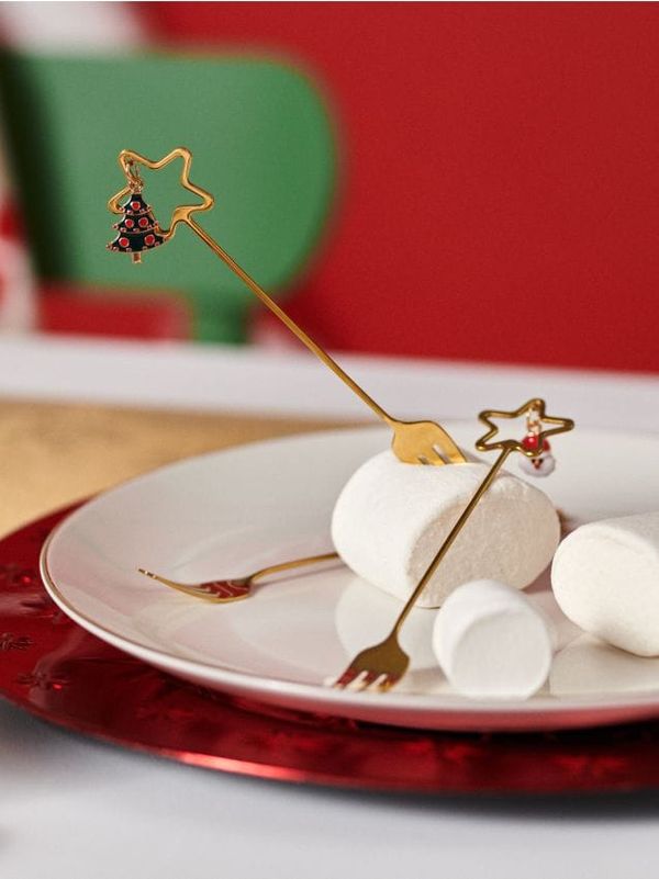 Sinsay Sinsay - Komplet od 4 vilice za desert