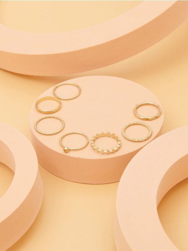 Sinsay Sinsay - Komplet od 7 prstena