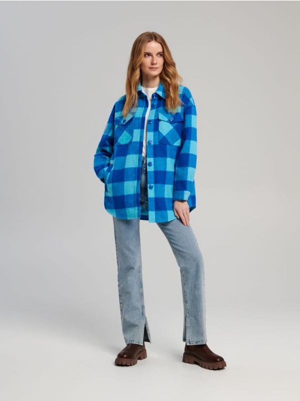 Sinsay Sinsay - Košulja-jakna od mješavine vune