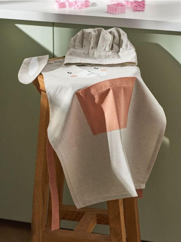 Sinsay Sinsay - Kuhinjski set: Pregača i Kuharska kapa