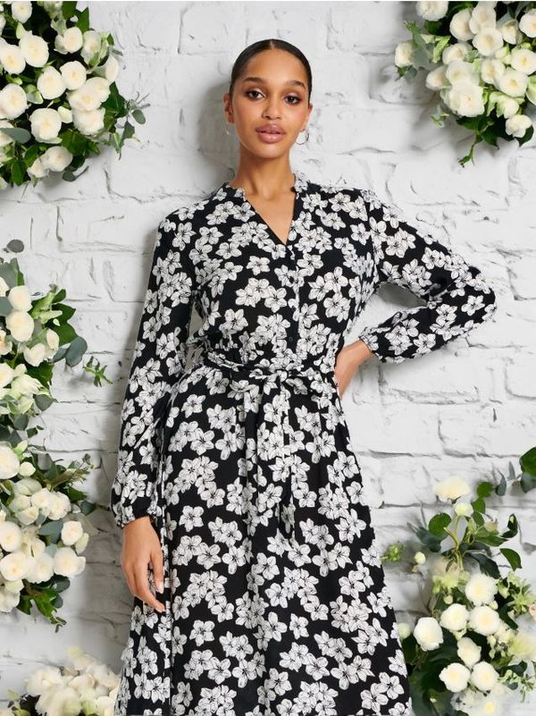 Sinsay Sinsay - Midi haljina cvjetna uzorka