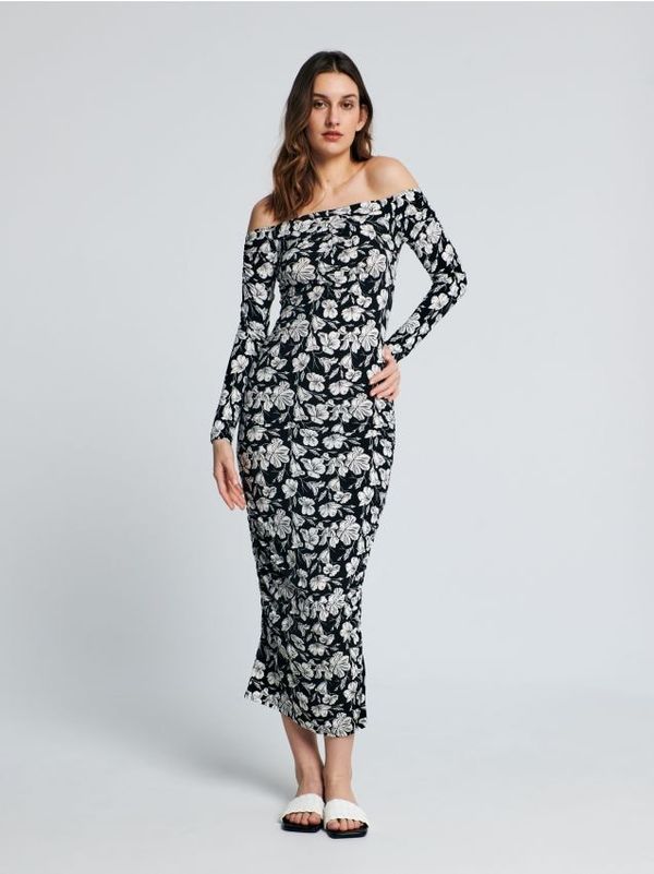 Sinsay Sinsay - Midi haljina otvorenih ramena