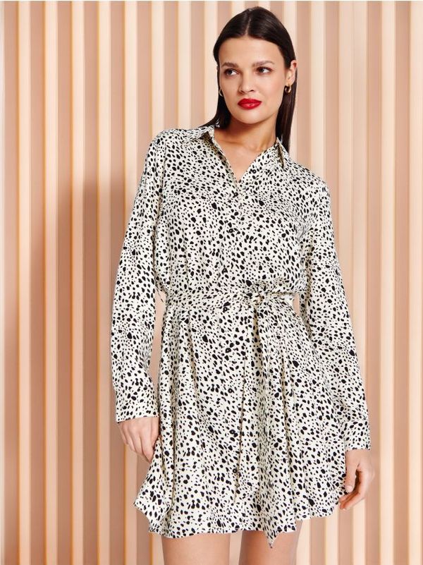 Sinsay Sinsay - Mini haljina s uzorkom