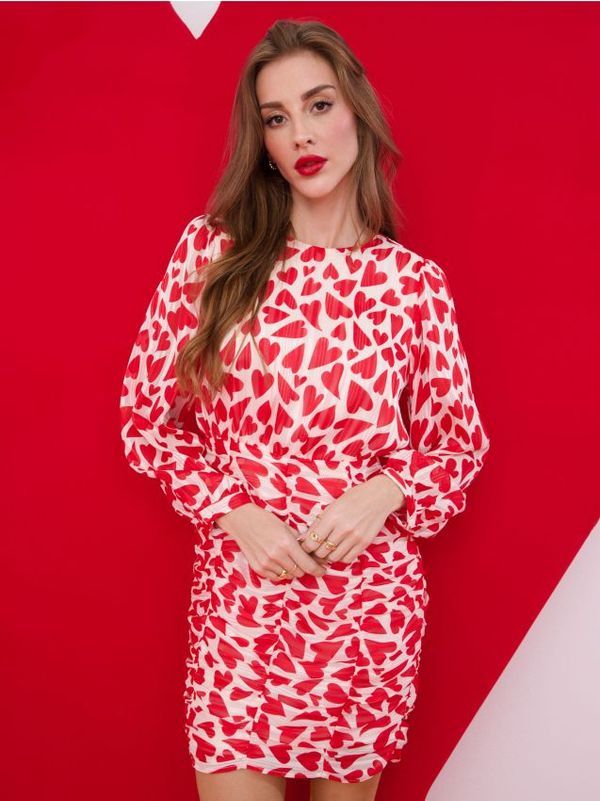 Sinsay Sinsay - Nabrana mini haljina