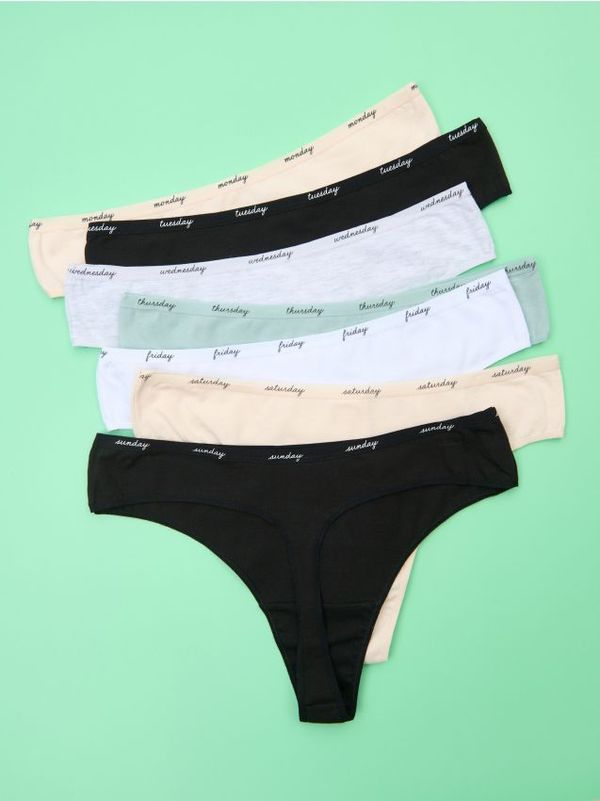 Sinsay Sinsay - Pamučne tange 7 pakiranje