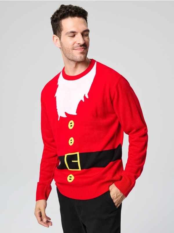 Sinsay Sinsay - Pulover s blagdanskim motivom