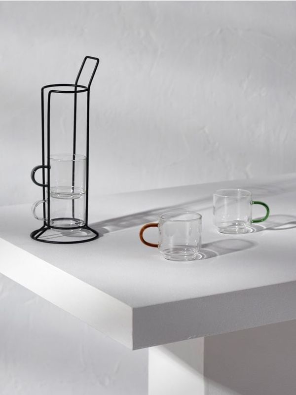 Sinsay Sinsay - Set od 4 šalice na stalku