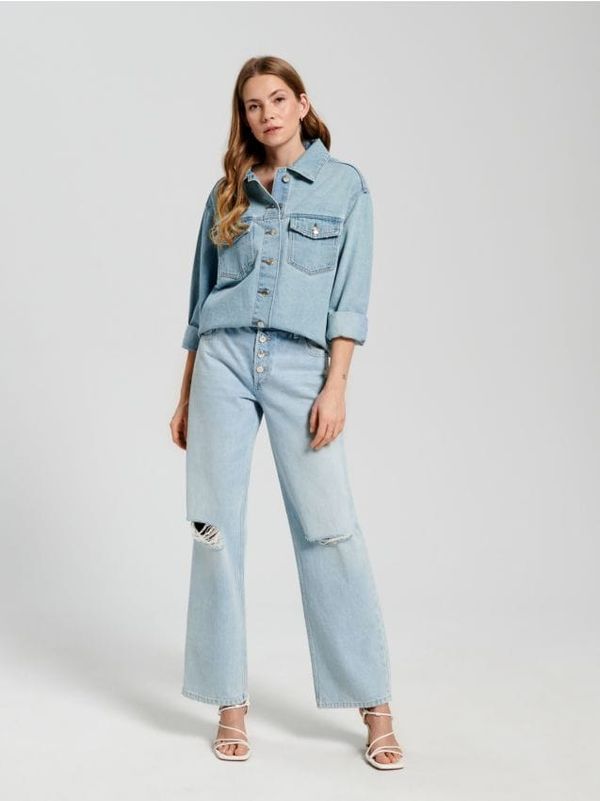 Sinsay Sinsay - Straight mid rise traperice