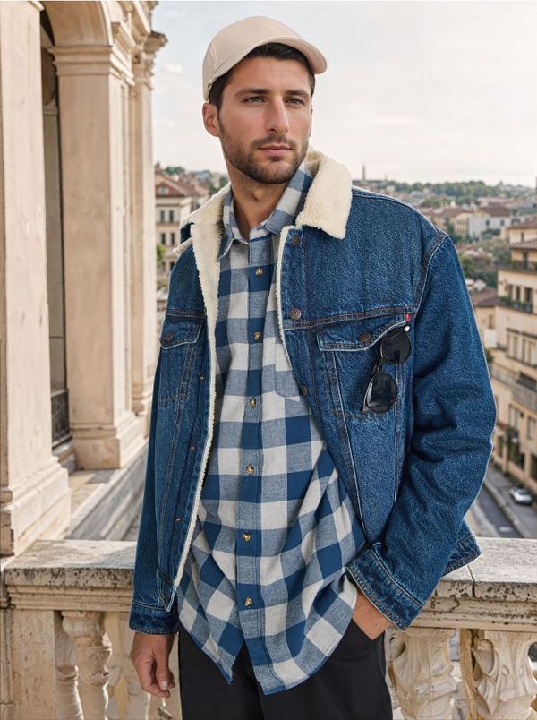 Sinsay Sinsay - Traper sherpa trucker jakna