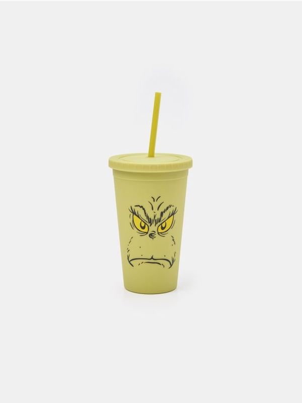 Sinsay Sinsay - Višekratna čaša sa slamkom Grinch