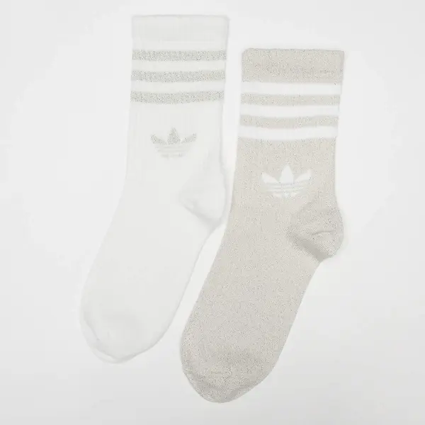 adidas Originals 2 PACK - 3-Stripes Glitter Crew Socks