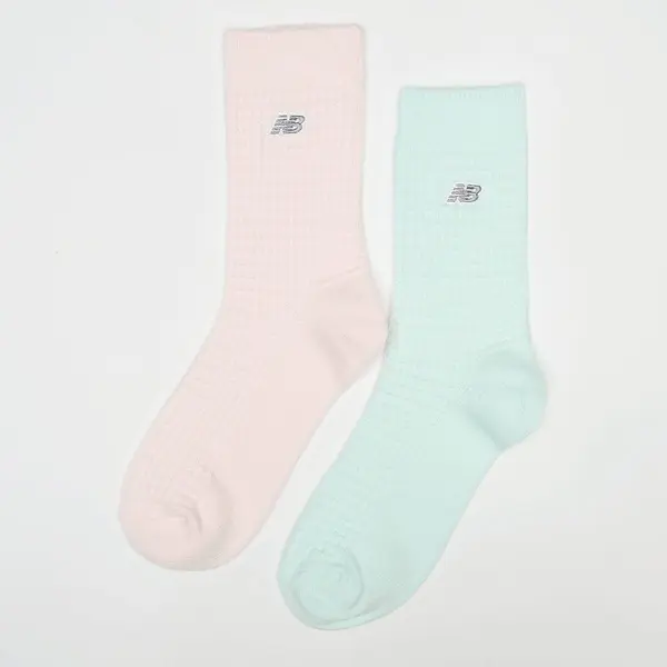 New Balance 2 PACK - Waffle Knit Mid Crew Socks