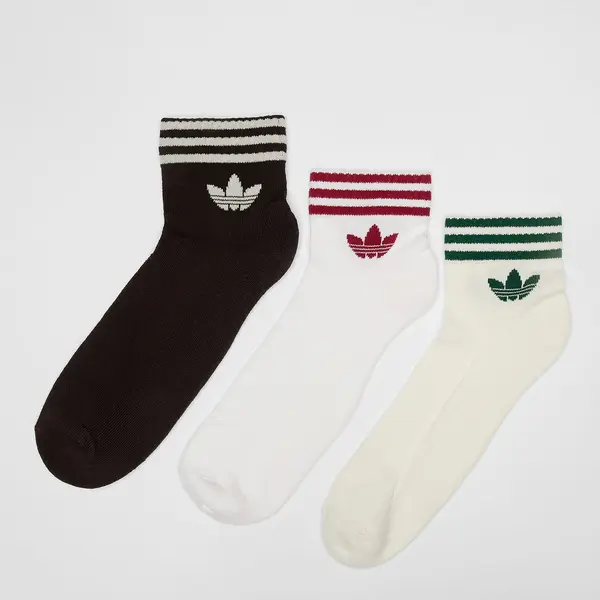 adidas Originals 3 PACK - 3S ANKLE S  black/black/black