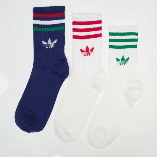 adidas Originals 3 PACK - 3S CREW S  white/lucid red/lucid blue