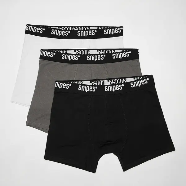 SNIPES 3 PACK - Black Tape Briefs Boxershorts