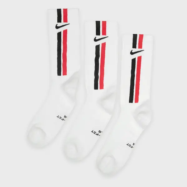 Nike 3 PACK - Everyday Elevated Crew Stripe Socks