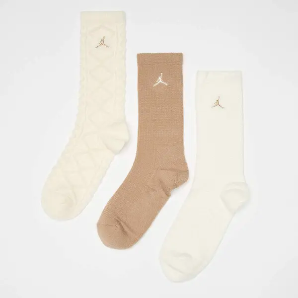 Jordan 3 PACK - JORDAN H25 GIFTING  CREW pale ivory