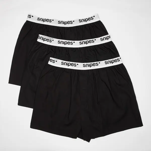 SNIPES 3 PACK - White Tape Woven Boxershorts