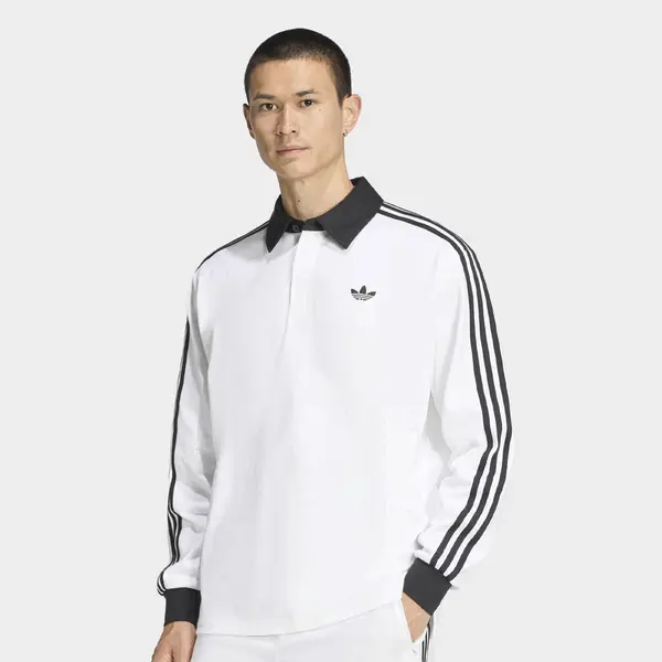 adidas Originals 3 Striped Polo Longsleeve