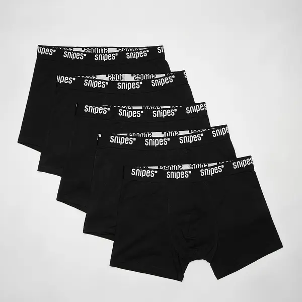 SNIPES 5 PACK - Black Tape Briefs Boxershorts