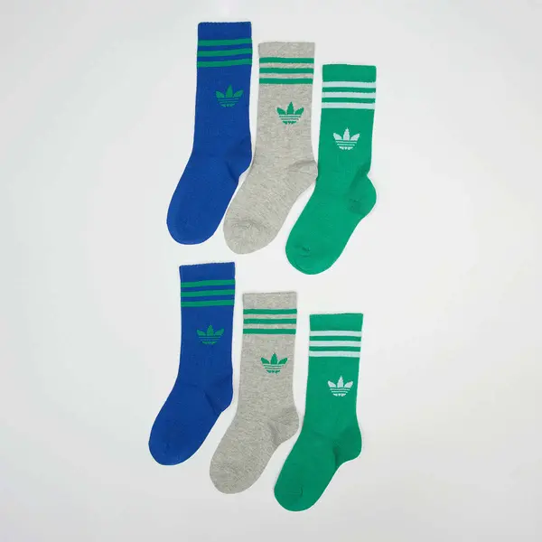 adidas Originals 6 PACK - 3 Stripes Crew Sock