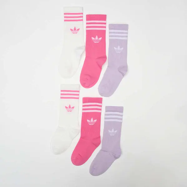 adidas Originals 6 PACK - 3-Stripes Crew Socks