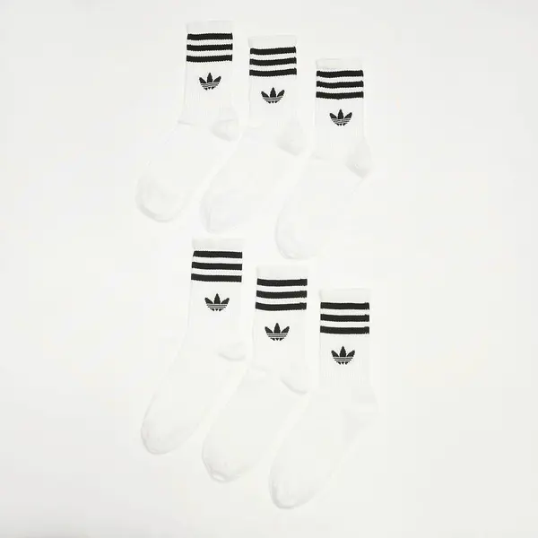 adidas Originals 6 PACK - 3S CREW S  white