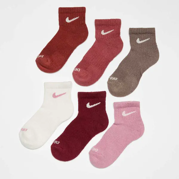 Nike 6 PACK - Dri-FIT Performance Basic Quarter Socks