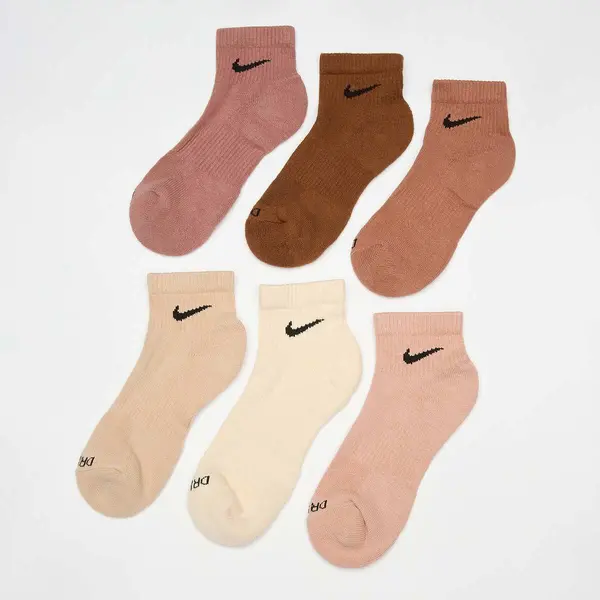 Nike 6 PACK - Everyday Plus Cushioned Training Ankle Socks