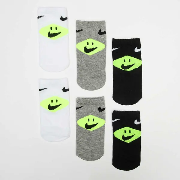 Nike 6 PACK - Infant Smiley Ankle Socks