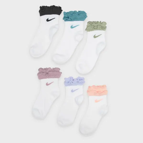 Nike 6 PACK - NHG Ruffle Ankle Socks