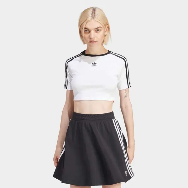 adidas Originals adicolor 3-Stripes Crop T-Shirt