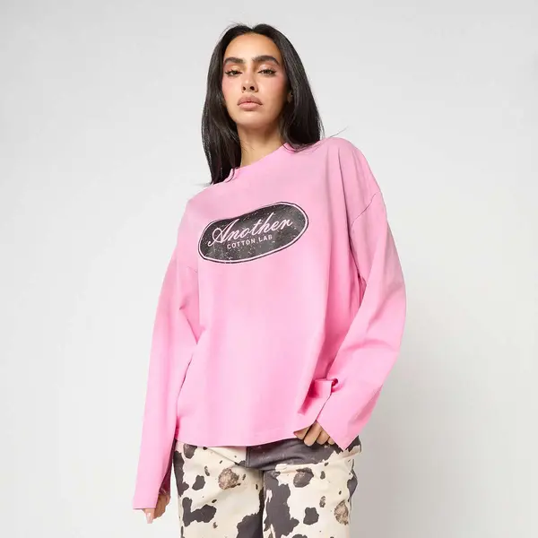 Another Cotton Lab Another Vintage Logo Washed Longsleeve