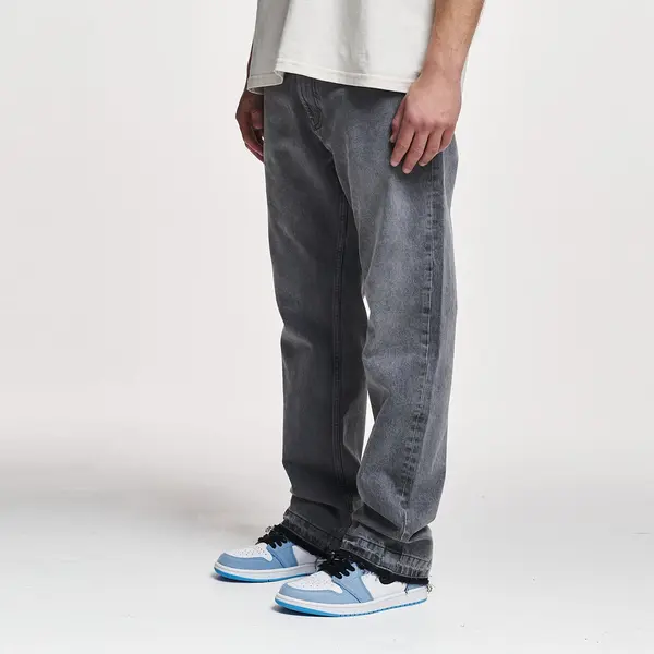 2Y STUDIOS ARUN OPEN HEM STRAIGHT JEANS SAND BLUE