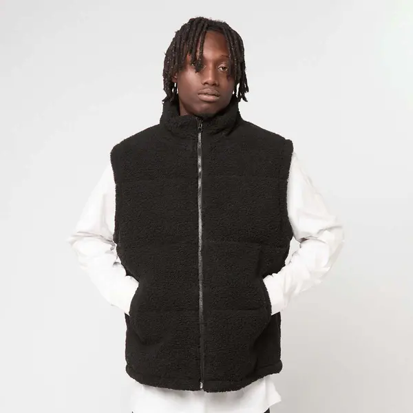Urban Classics Basic Teddy Puffer Vest