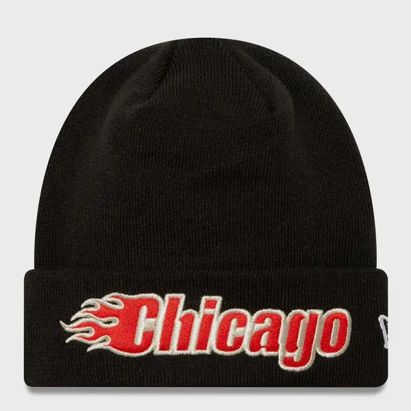 new era Beanie Metallic NBA Chicago Bulls