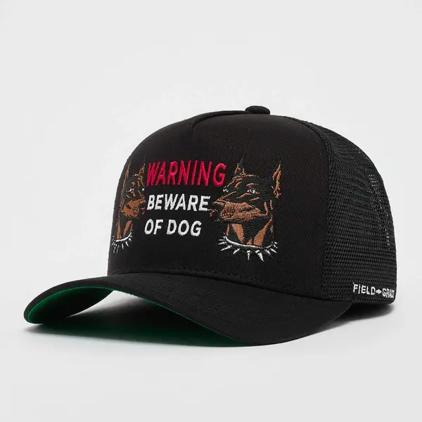 Field Grade Beware of Dog Twill Mesh Trucker