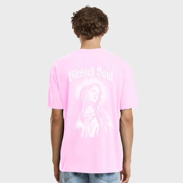 mister tee Blessed Soul Mary Oversize Tee