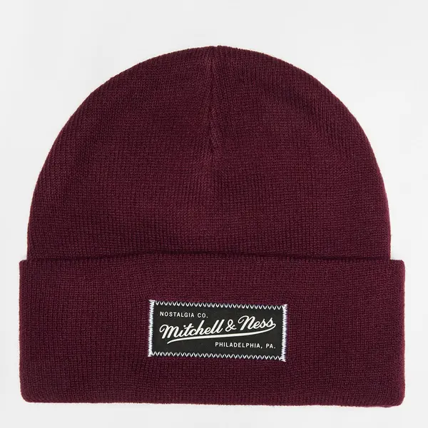 Mitchell & Ness Branded Patch Logo Beanie