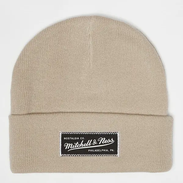 Mitchell & Ness Branded Patch Logo Beanie