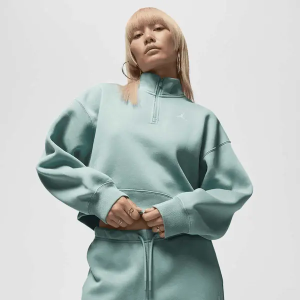 Jordan Brooklyn Fleece Quarter-Zip Top
