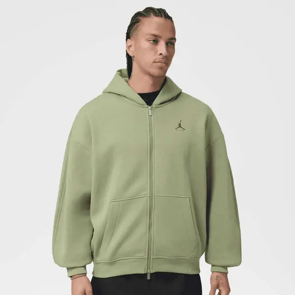 Jordan Brooklyn Oversized Fleece Full Zip Basketball