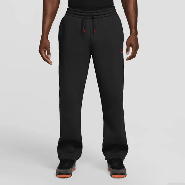 Jordan Brooklyn Statement Fleece Open-Hem Pants