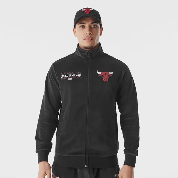 new era Chicago Bulls NBA Lifestyle Velours Trackjacket
