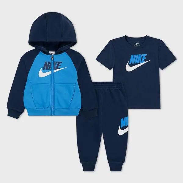 Nike Color Blocked High-Brand-Read Jogger Set