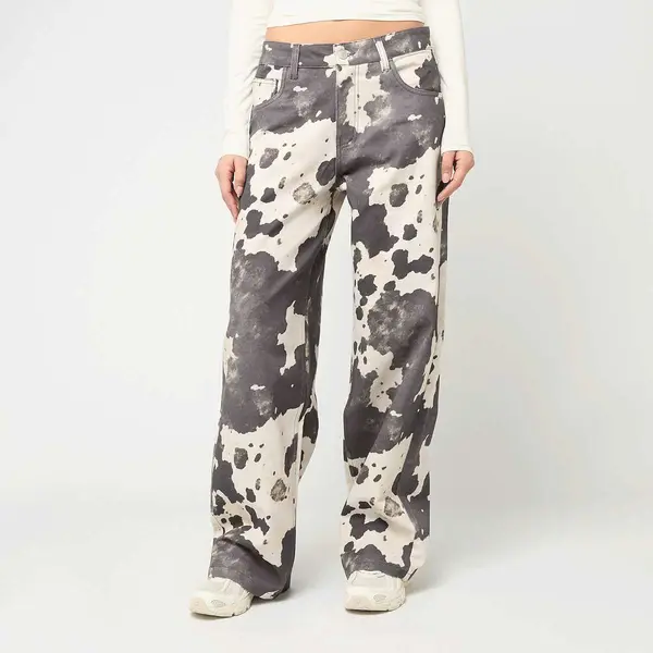 Decibel Cow Print Baggy Pants