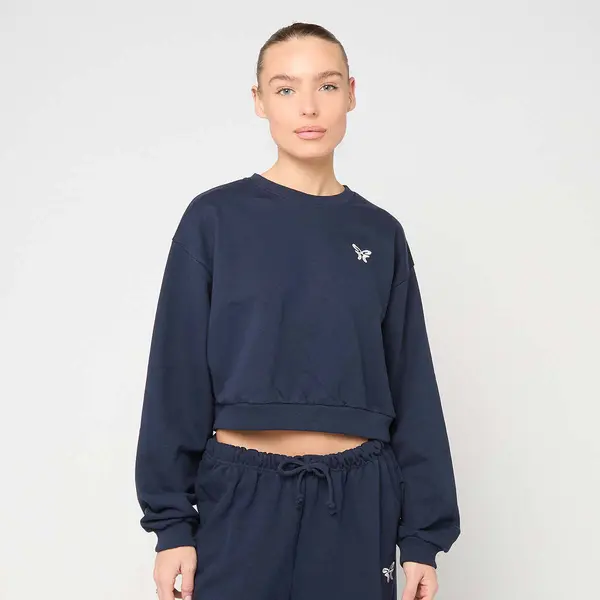 Felicious Cropped Terry Crewneck